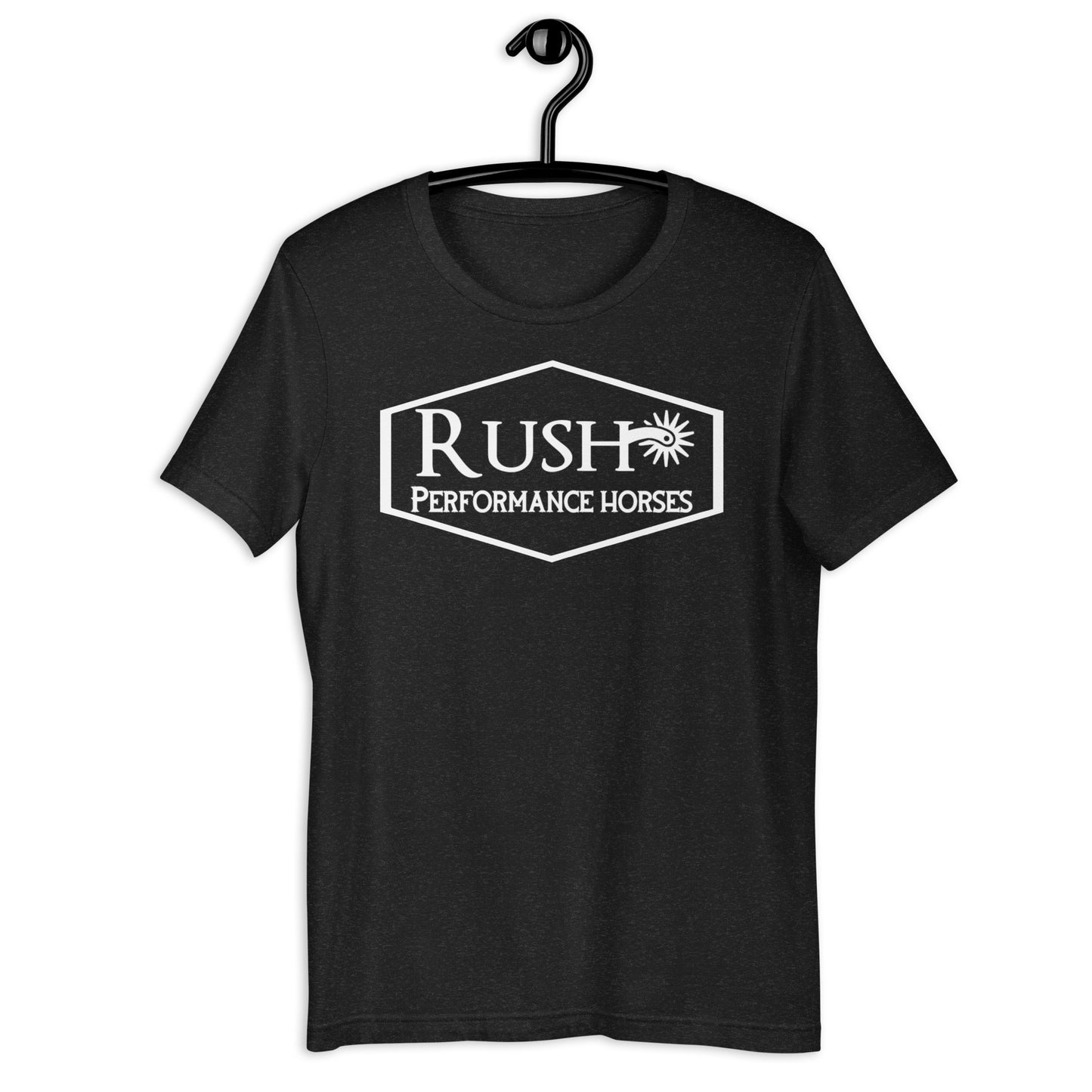 Bella Canvas Unisex T-shirt White Logo - Rush Performance Horses